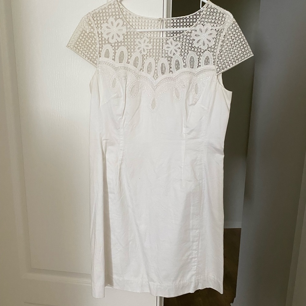 Lilly Pulitzer white lace dress size 8